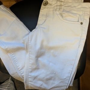White Juniors Skinny Jeans